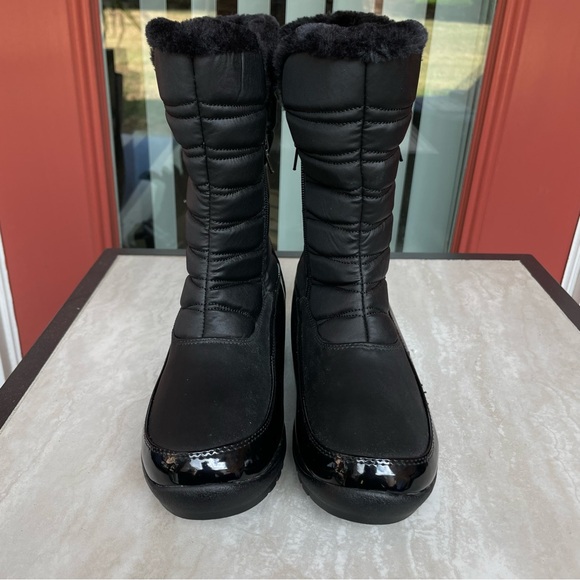 Weatherproof black faux fur lined winter boots New 8 - Picture 6 of 9